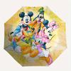 1pc Mickey, MinnieDesign Automatic Open/close Folding Umbrella - Compact Travel Umbrella, Heavy-Duty 8-Rib Construction