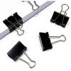 40Pcs Medium Binder Clips, 1.25 inch(32mm), Paper Clamps Medium Size for Office Supplies, Black