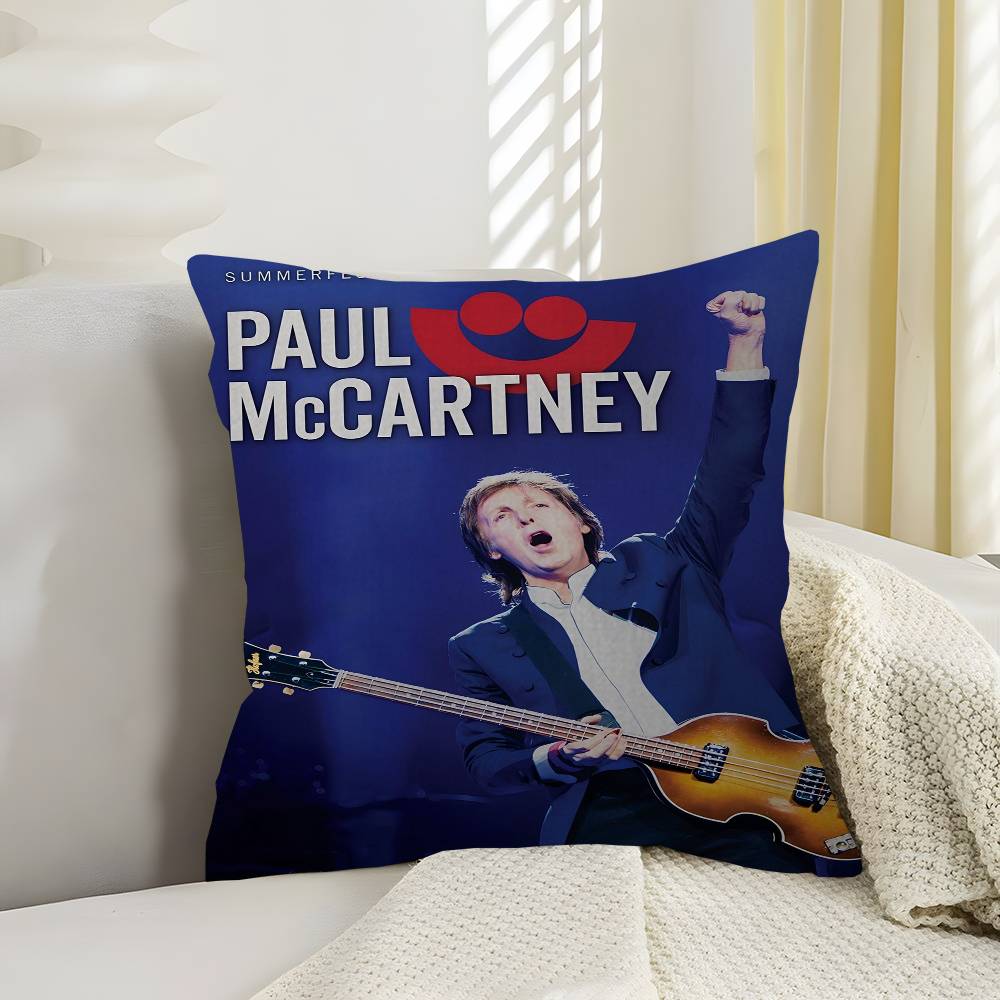 

Singer Paul MMcCartney Cushion Cover Inches Farmhouse Decor Home Throw Pillow Covers for Couch Decorations 30x30 cm