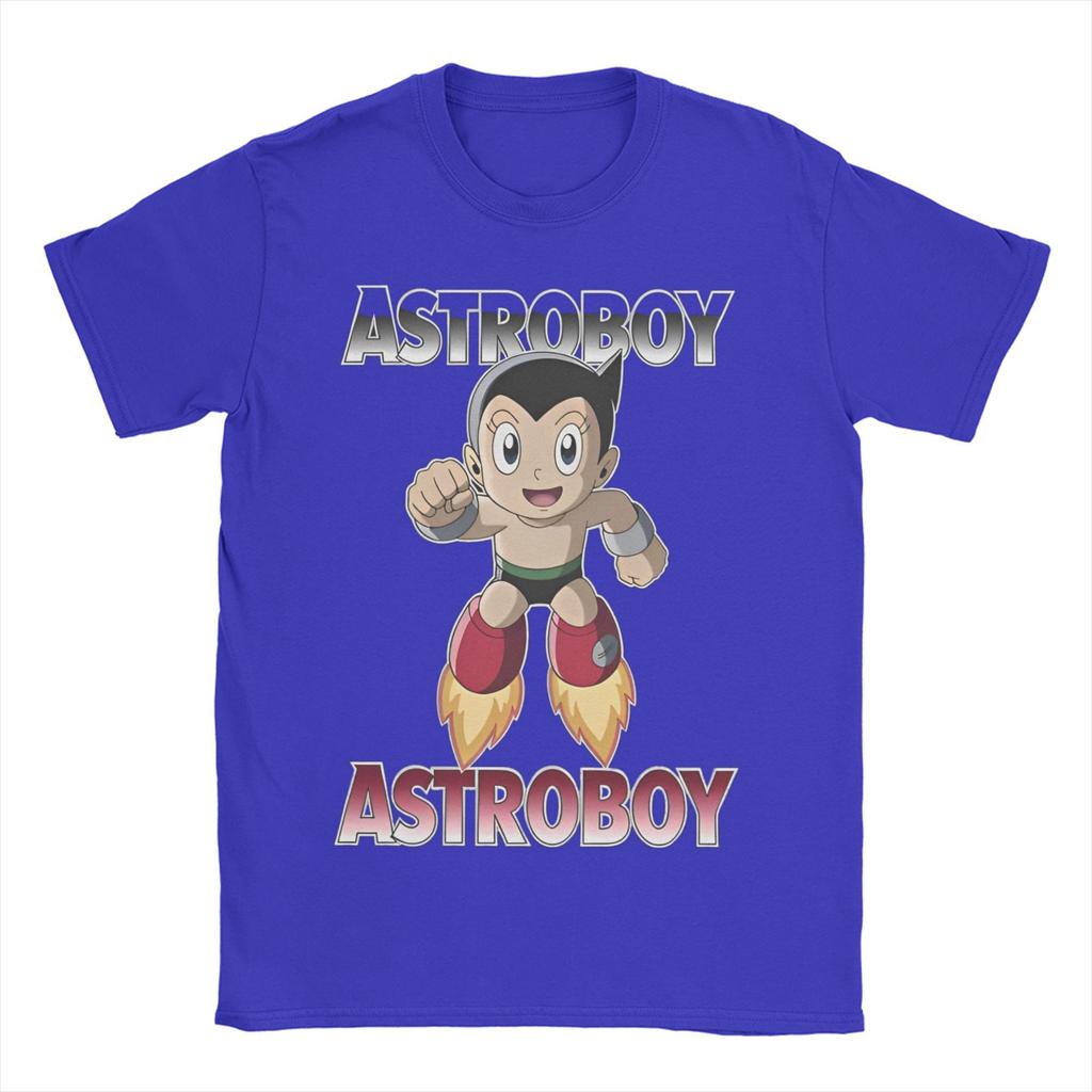 Astro Boy   TShirt Summer  Anime  Hippie T Shirts Unisexs Pure Cotton Crew Neck Plus Size Clothing Short Sleeve YK Casual Tops