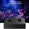 2x1/1x2 4x1/1x4 Stereo Audio Switcher 3.5mm Bi-Directional Switcher New Mini Headphone Switcher