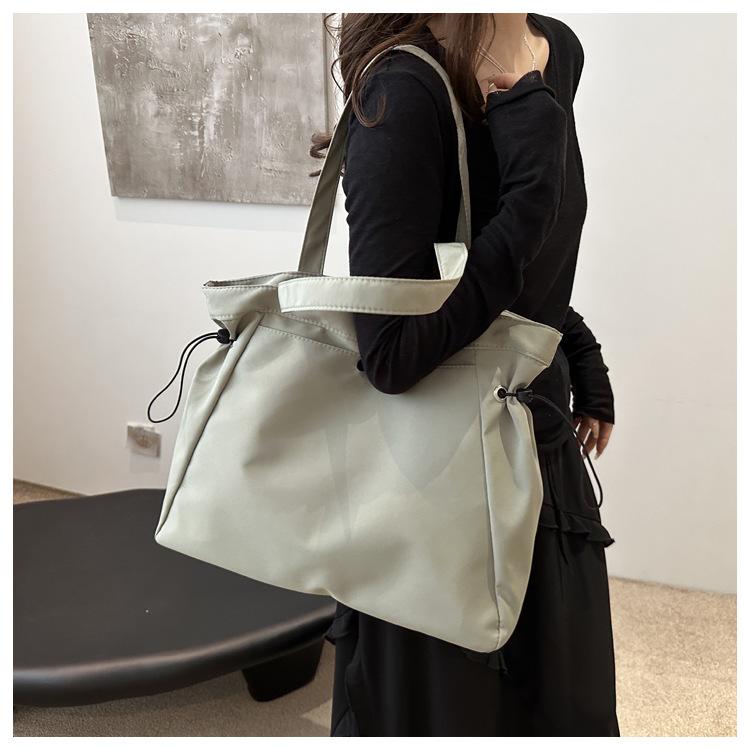 Women's Oxford Large Capacity Tote Bag Fashionable School Commute Shoulder Handbag Simple Casual Daily Purse
