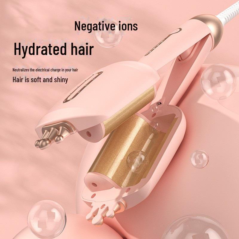 Cute Queen Egg Roll Curling Stick: Stylish, Convenient Hair Tool for Luxurious Curls.