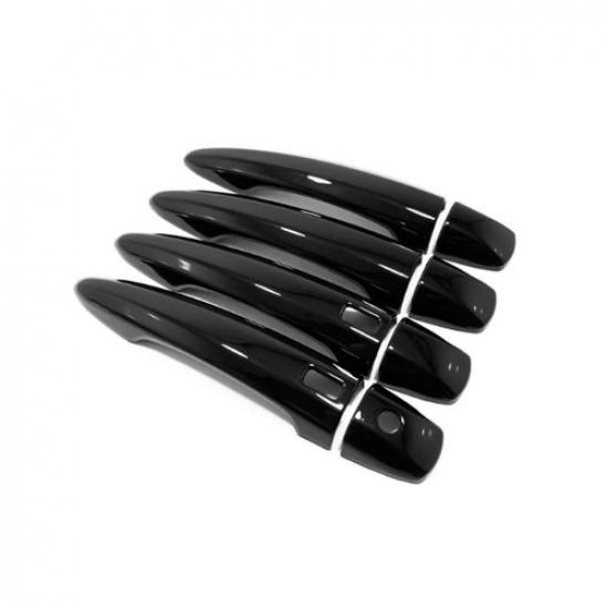 Bright black Door Handles Cover Trim For Nissan Sentra 2020-2023 Accessories