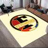 Feyenoord Flannel Printed Carpet, Home Sofa Decoration for Living Room & Bedroom, Non‑Slip Play Flannel Floor Mat for Game Room