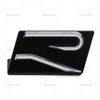 3D metal materail car new R rail front grille badge emblem stickers for VW Volkswagen SAGITARE ARTEON POLO MK GOLF 8 accessories