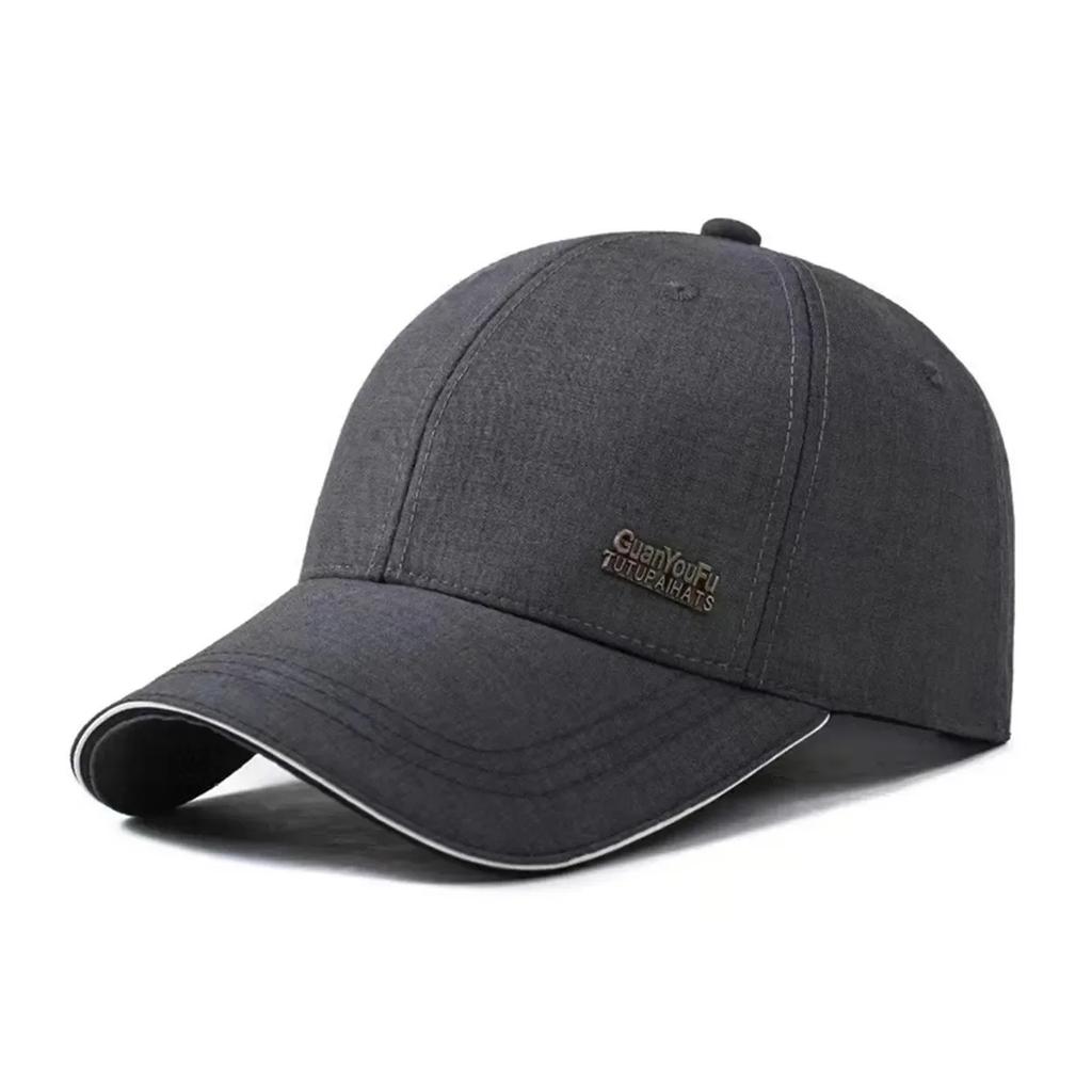 Unisex Guanyoufu Letter Label Baseball Caps Spring Autumn Outdoor Adjustable Casual Hats Sunscreen Hat
