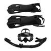 Classy-Adult Snorkeling Equipment,Panoramic Snorkeling Set,Snorkeling Mask, Drys Top Snorkel,Diving Mask And Fins
