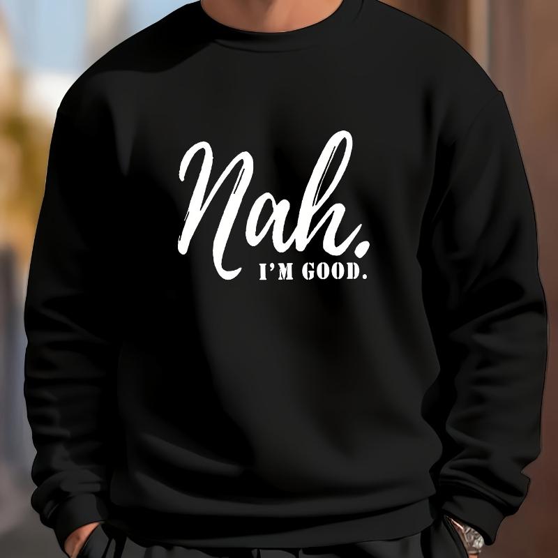 

Мягкий мужской свитшот с круглым вырезом, идеально подходит для повседневной носки и занятий в спортзале S