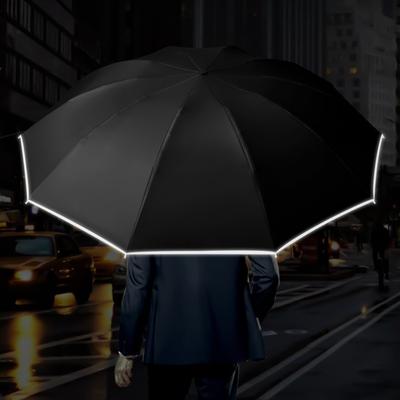 Ring Schnallendesign Vollautomatischer Regenschirm für Männer Faltbar Extra Groß Stark Stark DAMEN Sonnenschirm Doppelregenschirm