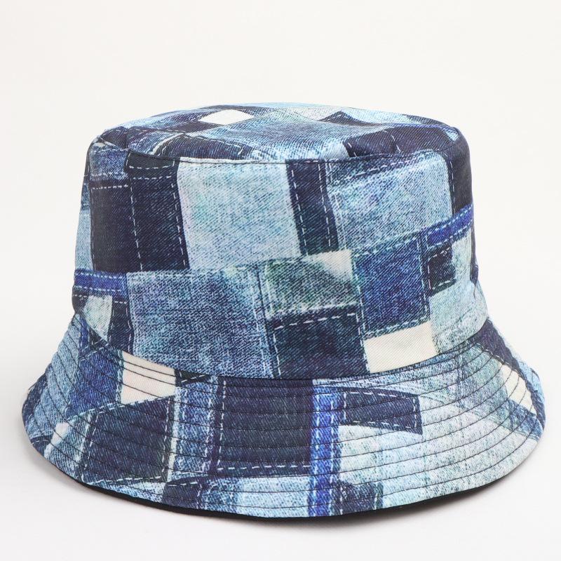Retro Cartoon Double-Sided Bucket Hat, 80s/90s Style, Versatile Sun Protection for Outdoor Wear
