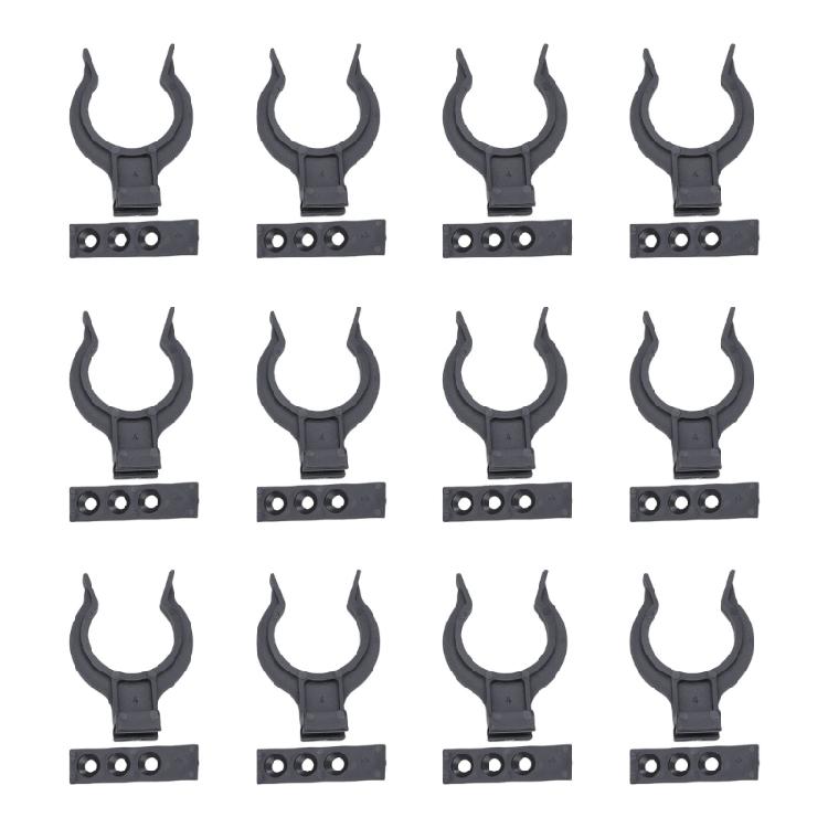 

12Pcs Kitchen Pedestal Fixing Clamp Cabinet Baseboard Buckle Clip Kitchen Kickboard Skirting Clip Easy to Install 1