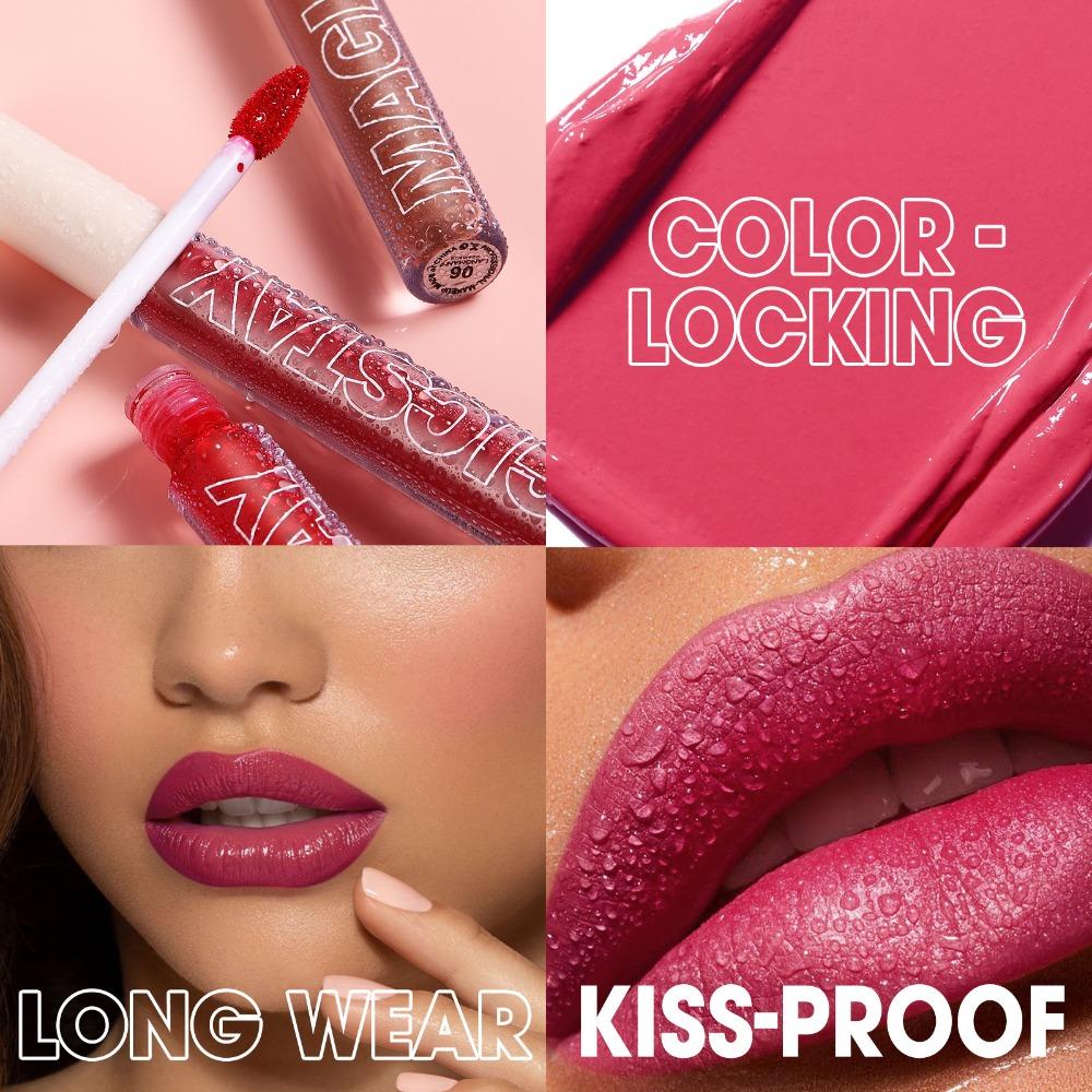 New Twelve-color Lip Gloss, Makeup, Lip Glaze, Lipstick, Whitening, Improving Complexion and Not Sticking To The Cup