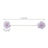 2Pcs Handmade Flower Curtain Tieback Elegant Decorative Clip Window Drapery Holdback Buckles Tie for Living Room Bedroom