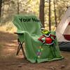 Customizable Crunch Christmas Throw Blanket – Personalized Name, All-Season Cozy Snug Blanket, Machine Washable, Personalized Blanket