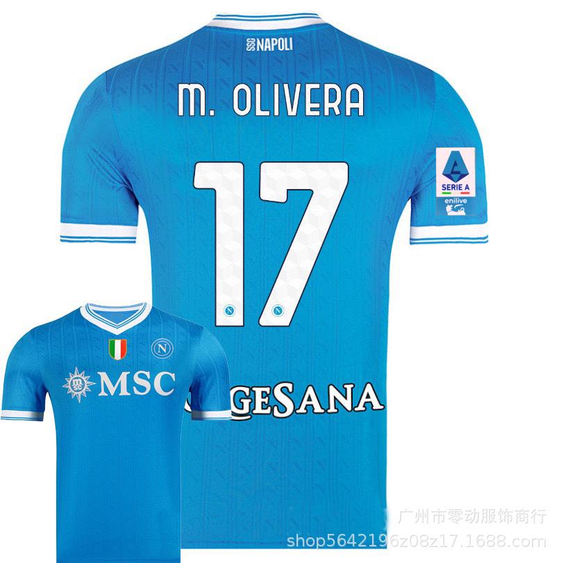 24-27 Serie A Maglia Napoli N.. 11 De Bruyne, Luca AC5 Kudwinter maglia da calcio