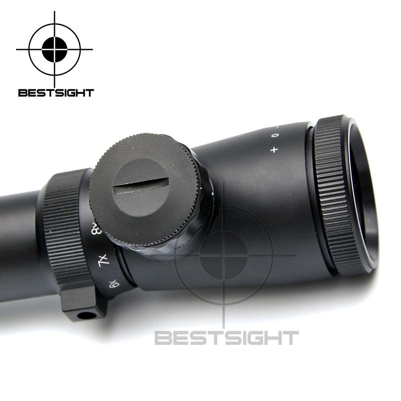3.5-10X40 M1 Tactical Optics Riflescope Red&Green Dot Reticle Long Eye Relief Rifle Scope 30mm Tube