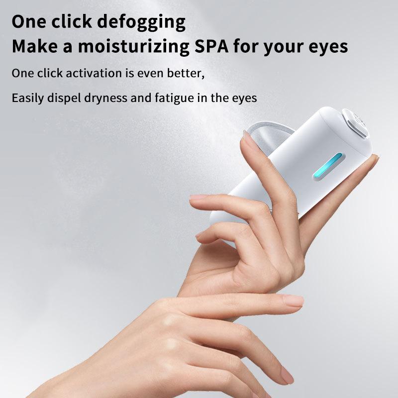 Nano Eye Mist Sprayer Electric Eye Steamer With Compress Moist Relief Dry Eyes Portable Eye Mister Drops Tool