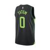 Nike X NBA Celtics Tatum Dri-Fit City Edition 2024/25 Season Comfortable Quick-Dry Breathable Casual Basketball Jersey Men Jersey Black FQ4335-011