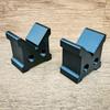 2Pcs V-Shaped V-Shaped Support Blocks Black Round Bar V-Clamp V-Block Fixture  For Lathe Machining