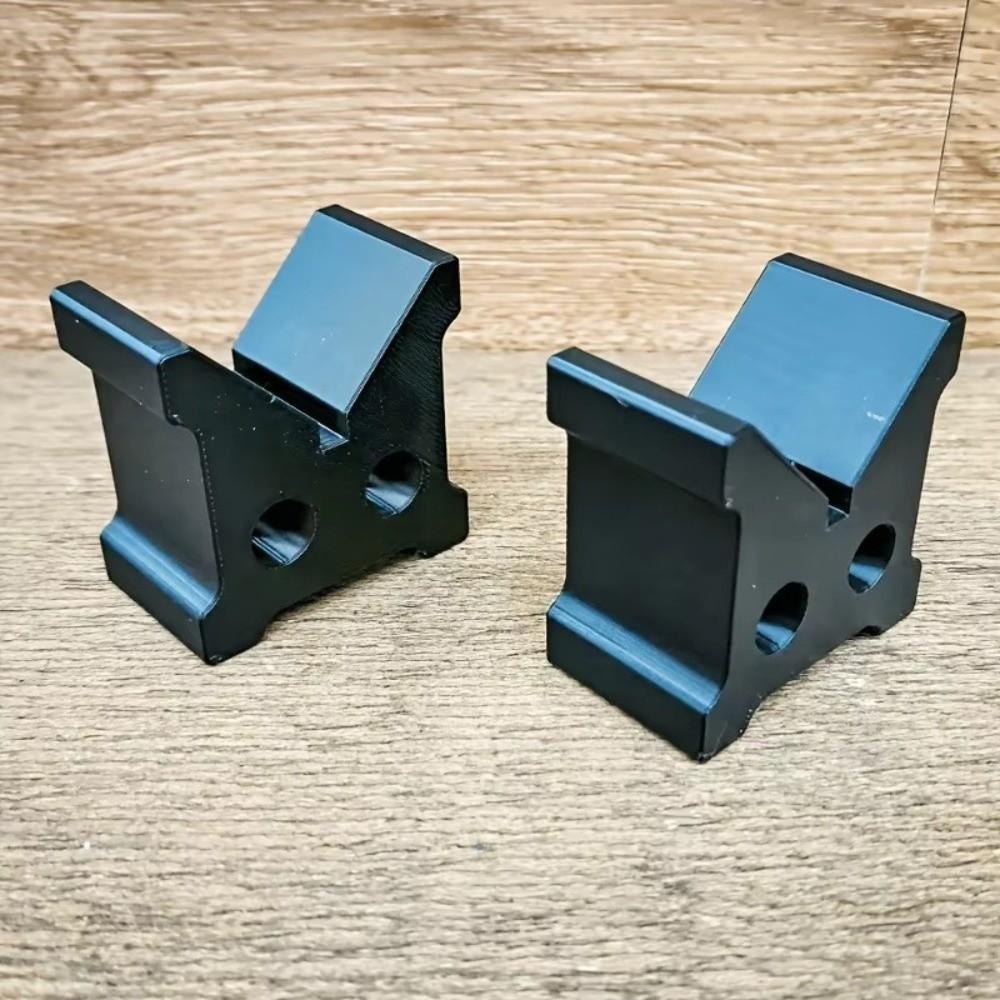 2Pcs V-Shaped V-Shaped Support Blocks Black Round Bar V-Clamp V-Block Fixture  For Lathe Machining