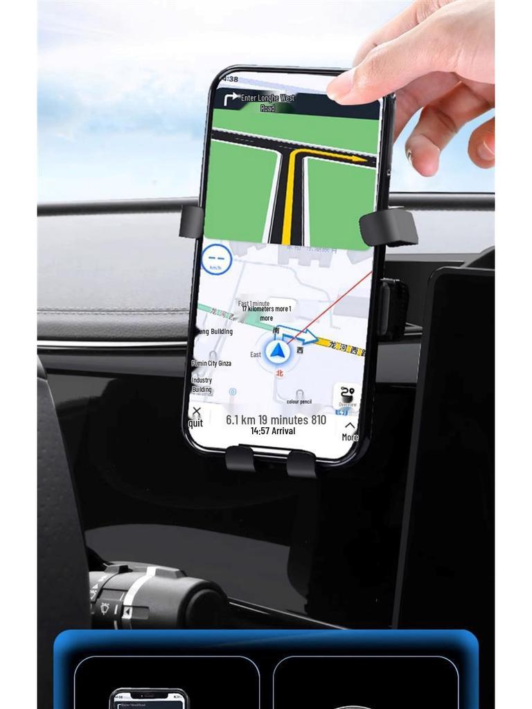 BYD Seagull Car Mount Vitality Edition: Black Tech Interior Accessory
