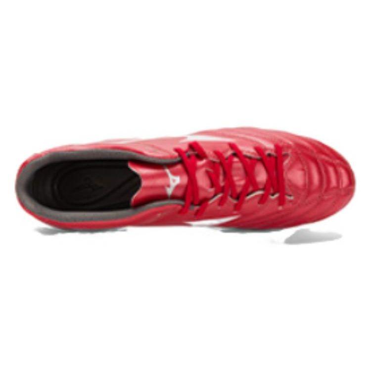 Mizuno Monarcida Neo 2 Select Round Toe Comfortable Ag (Rubber Short Studs) Slip Resistant Durable Soccer Shoes Men Soccer Shoes Red White P1GA222660