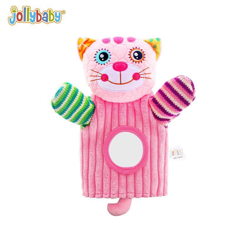 Jollybaby Newborn Hand Puppet Rattle Toy for Parent-Child Interaction (0-1 Year)