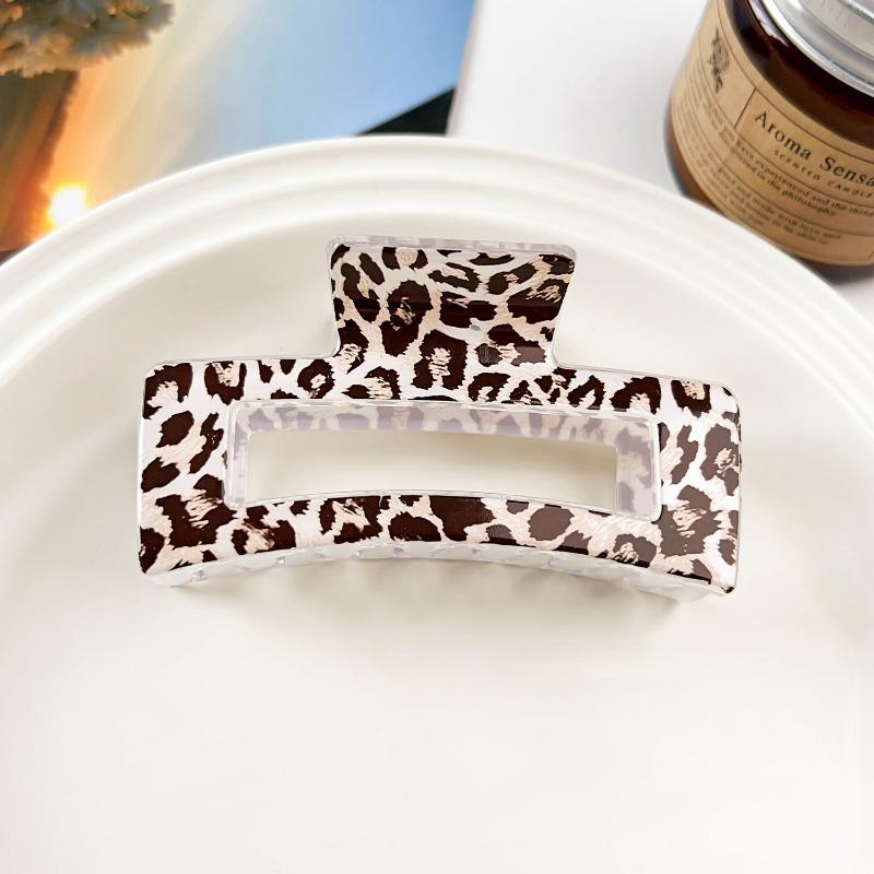 Sweet Fruit Heart-shaped Printed Grab Clip Shark Clip Simple and Fresh Semi-tied Hair Clip and Hair Accessory