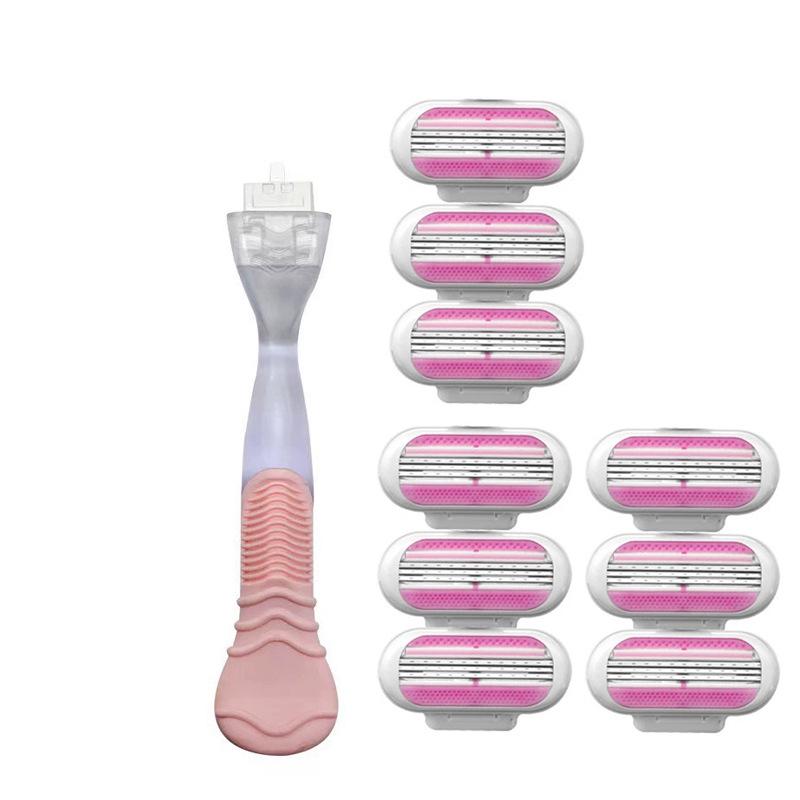 Women's Triple-Blade Underarm Razor with Replaceable Head