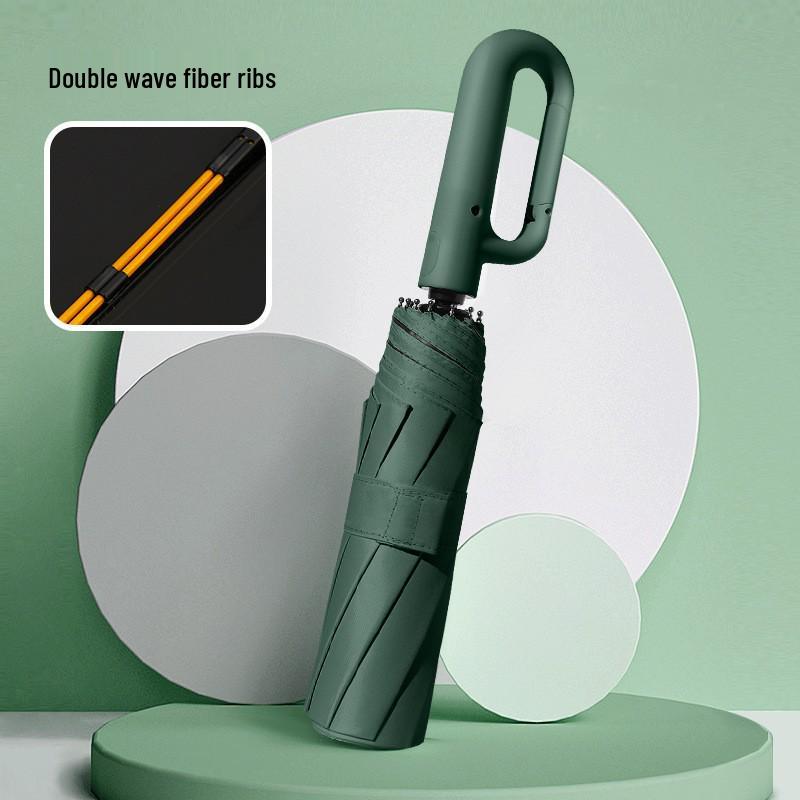 23" Double Rib Dual-Use Automatic Umbrella: Sun & Rain Protection for Two