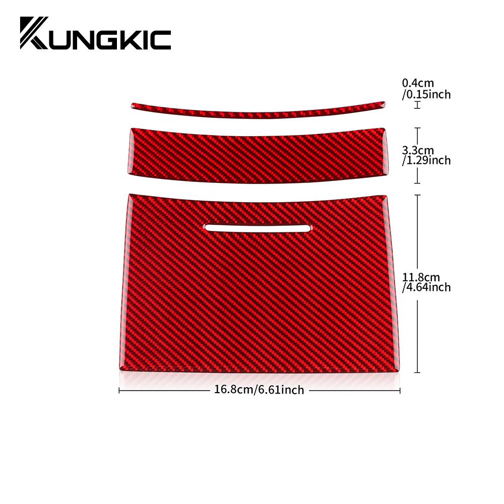 Real Soft Carbon Fiber Sticker For Chrysler 300 300C For Dodge Charger Magnum 2005 2006 2007 Car Water Cup Interior Accessories