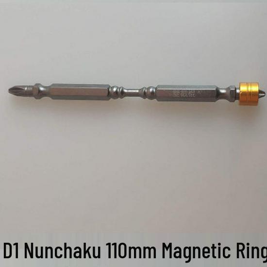 Universal Flexible Shaft Electric Screwdriver with Magnetic Double-Headed Cross Bits