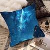 Meteor Shower Starry Sky Pillow Case Fashion Square Pillowcase Bedroom Sofa Room Ins Decoration Leisure