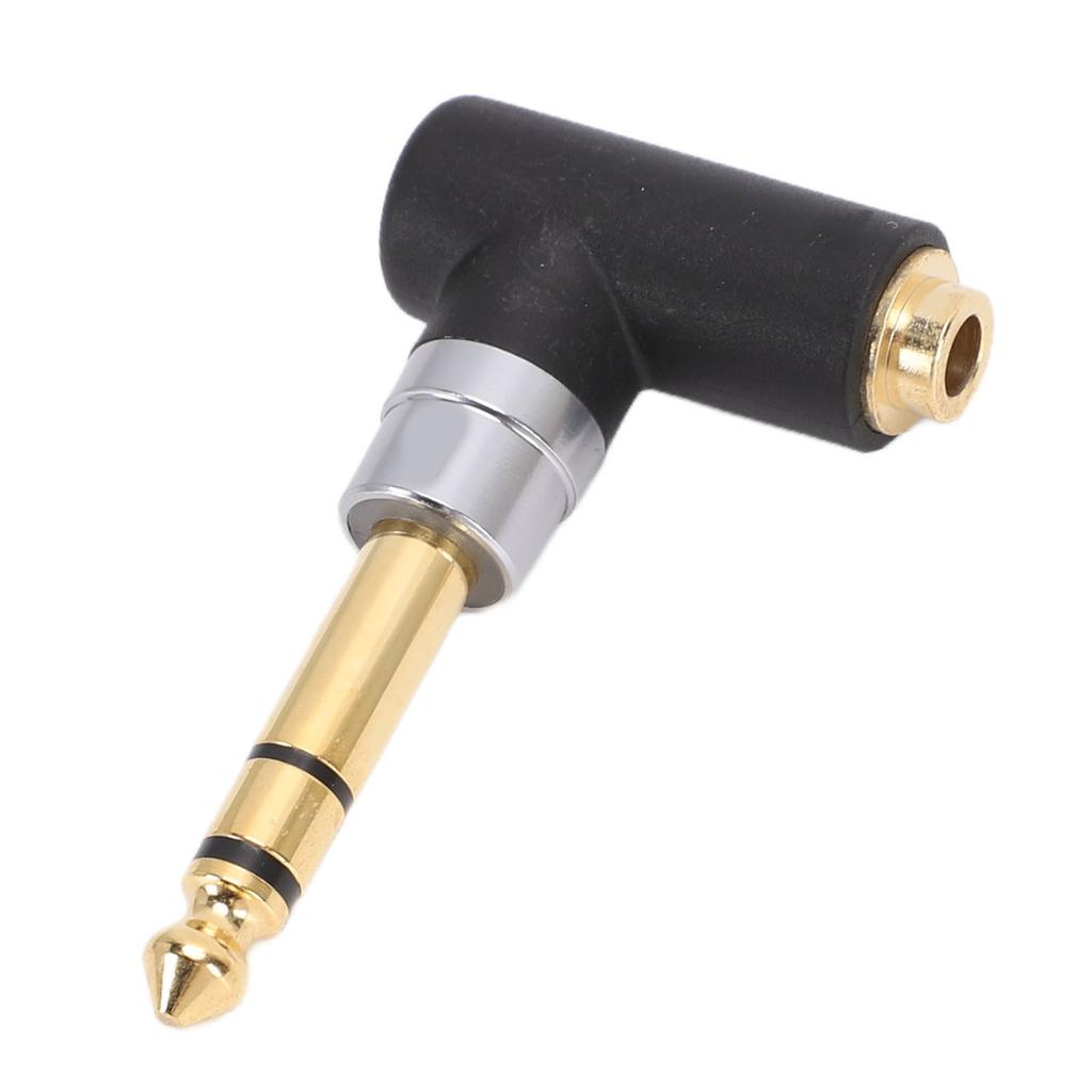4.4mm To 6.35mm Adapter Right Angle 4.4mm Female To 6.35mm Male Jack Stereo Adapter for Guitar Amplifier
