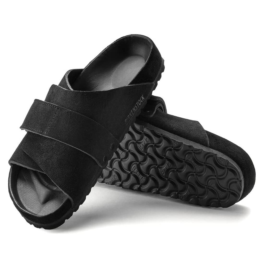 

Kyoto Strap Sandals Suede Exquisite Unisex Kyoto 1022317 Regular Black [Birkenstock] EU36(23.0cm) чорний