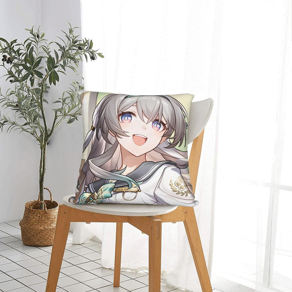 Honkai Star Rail Pillow Cover  Custom Cushion Cover Fashion Pillow Case For Living Room Sofa