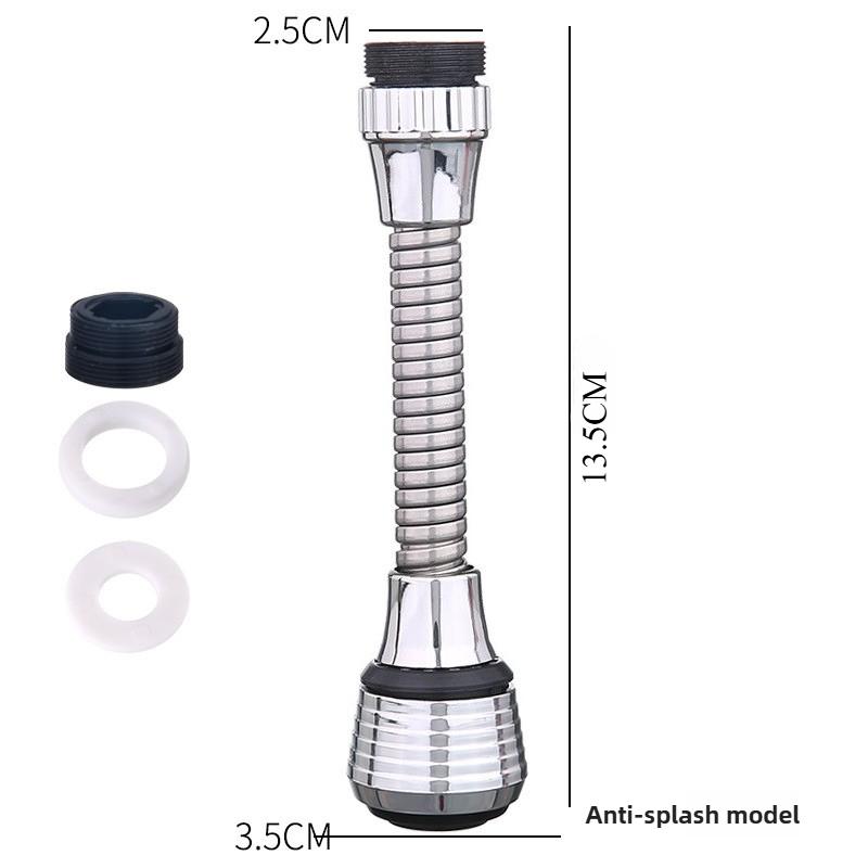 Kuchyňský nerezový kohoutek, postřikovač, zařízení na úsporu vody, prodlužovací rotační postřikovač odolný proti stříkající vodě, prodlužovací postřikovač
