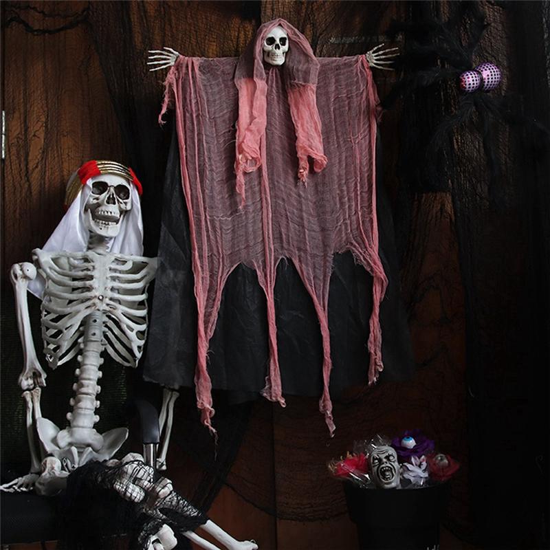 M-Modern-Halloween Decoration Halloween Hanging Props Spooky Halloween Haunted House Decor Hanging Grim Reaper For Halloween