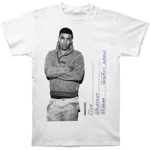 Men s Drake Passport T-shirt XXX-Large White S