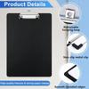 6pcs A4 Clipboard Folder/with Looseleaf Book Writing Board/Metal Clip for Notes Sheets Documents Drawings