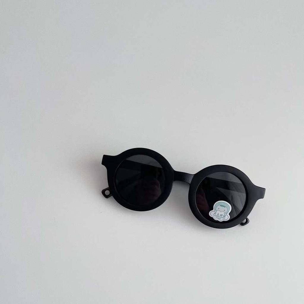 2024 New Arrival Cute Round 0-3 Years Old Polarized UV400 Flexible Silicone Baby Sunglasses