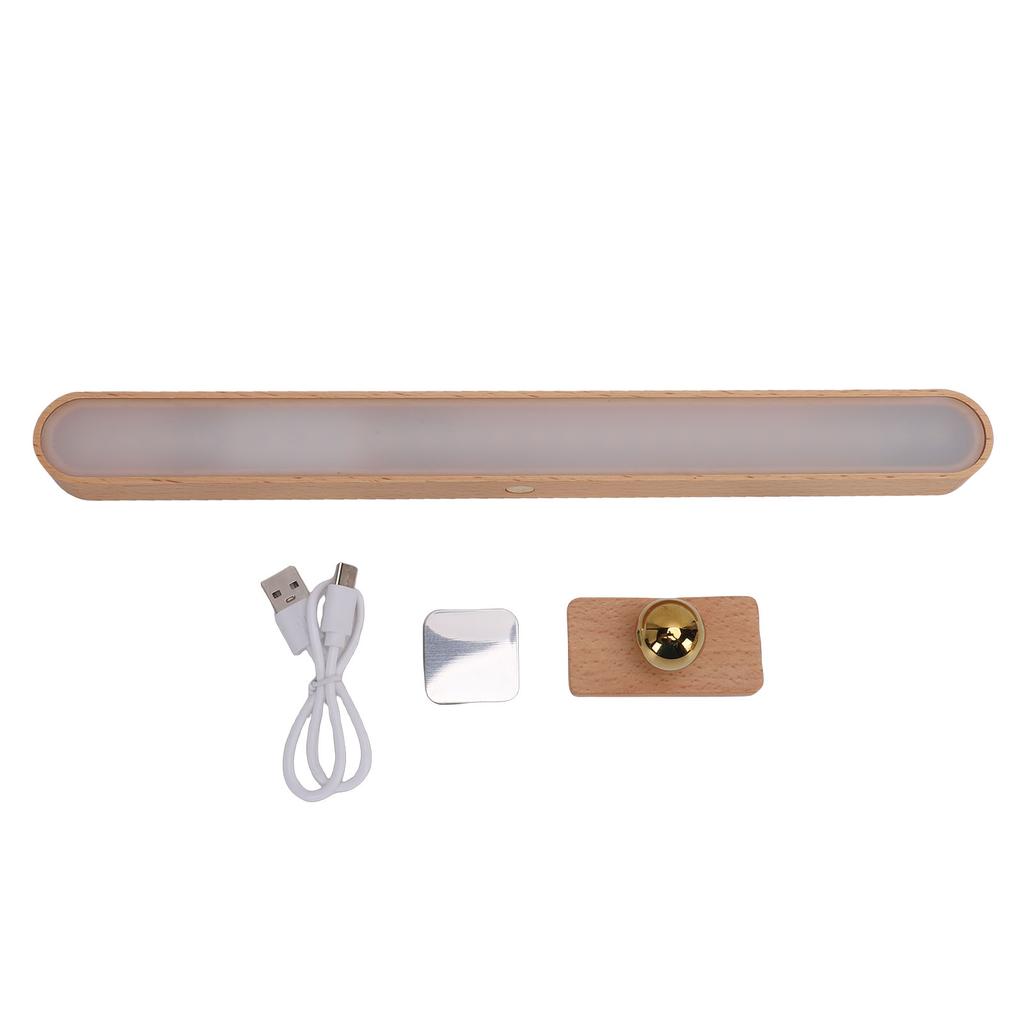 LED Mirror Light Portable Rechargeable Touch Control Vanity Light 3 Brightness Levels Battery Operated Wall Lamp for