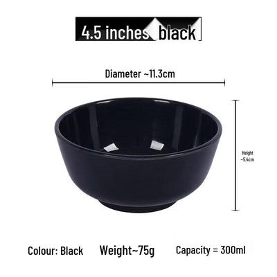 4.5-inch Commercial Anti-Drop Melamine Bowl