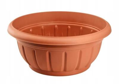Verona Terracotta Plastic Flowerpot Bowl 26x12 Cm