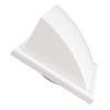 Square Exhaust Fan Cover PVC Plastic Exterior Wall Duct Vent Cover for Bathroom Kitchen 100mm Inclined