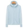 [Sillictor] Women's Rash Guard Long Sleeve Hooded Cool Rush Zip