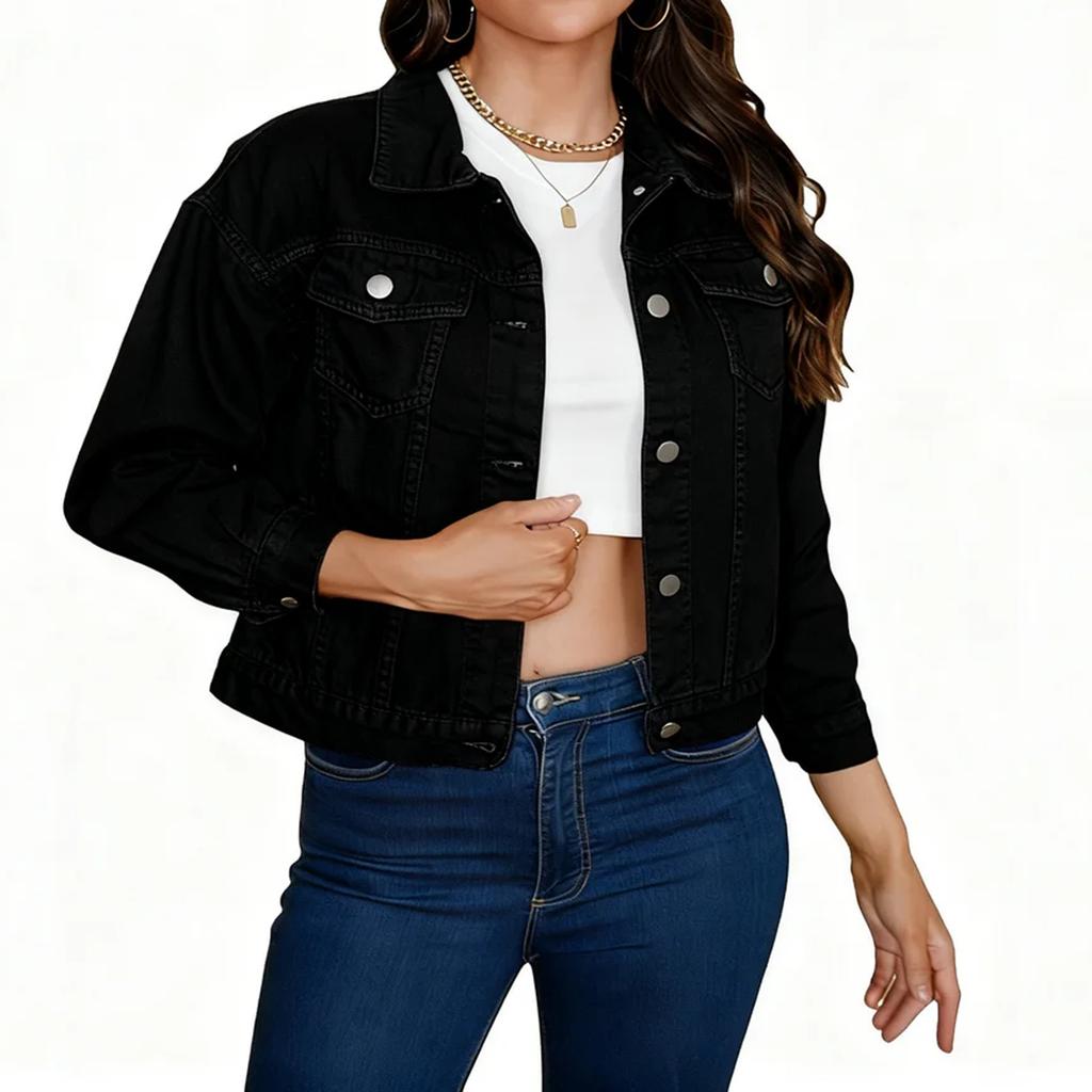 Modische Damen-Freizeit-Oversize-Jacke