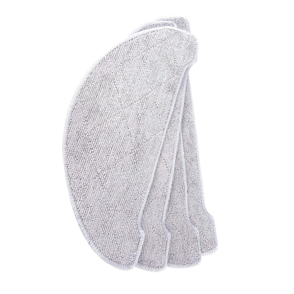 2025+ 4PCS Replacement Mop Cloths Cleaning Pads for T10 Q6 Pro Robot Vacuum Cleaner, Microfiber Mopping Pads