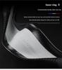 Changan Kuayue D5 Leather & Carbon Fiber Steering Wheel Cover, No-Sew Design